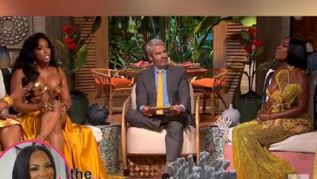 Porsha Williams Claims She & Shamea Morton ‘Kissed’ Kandi Burruss + Angela Oakley Confronts Phaedra Parks About ‘Lying’ w/ Folder Of Receipts In Explosive ‘RHOA’ Reunion Trailer