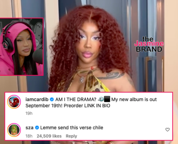 SZA Teases Collab On Cardi B’s New Album: ‘Lemme Send This Verse Chile’