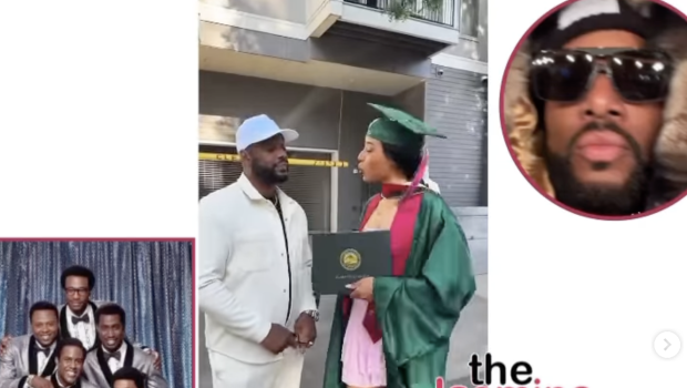 ‘Temptations’ Actor Charles Malik Whitfield Recreates Iconic Movie Scene w/ His Daughter Alexis To Celebrate Her 2nd College Degree