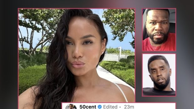 50 Cent Appears To Troll His Ex Daphne Joy w/ Courtroom Sketch Amid Diddy Trial: Does Anyone Know Who Jane Doe Is?’