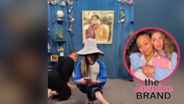 Raven-Symonè & Wife Miranda Maday Put Their Own Spin On Nicki Minaj’s ‘High School’ Pose Challenge — WATCH