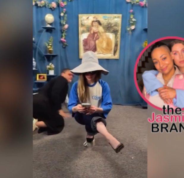 Raven-Symonè & Wife Miranda Maday Put Their Own Spin On Nicki Minaj’s ‘High School’ Pose Challenge — WATCH