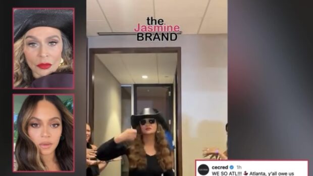 Tina Knowles Joins ‘I’m So ATL’ Trend During Cowboy Carter Tour Stop In Atlanta