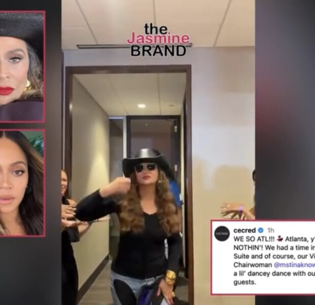 Tina Knowles Joins ‘I’m So ATL’ Trend During Cowboy Carter Tour Stop In Atlanta