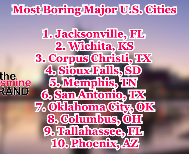 Jacksonville, Florida Ranked Most Boring Major City In The U.S.