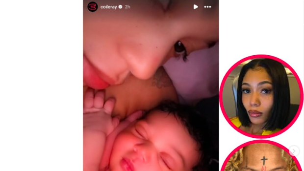 Coi Leray Shares Adorable First Photo Of Newborn Daughter w/ Ex Trippie Red