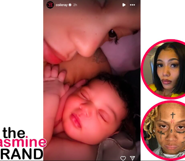 Coi Leray Shares Adorable First Photo Of Newborn Daughter w/ Ex Trippie Red