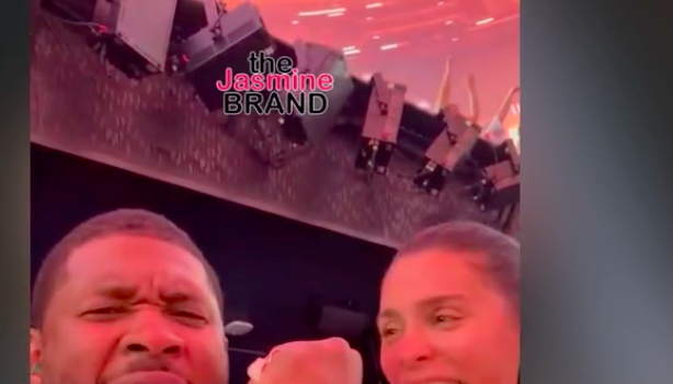Usher Enjoys Date Night w/ Wife Jennifer Goicoechea At Backstreet Boys Concert [VIDEO]