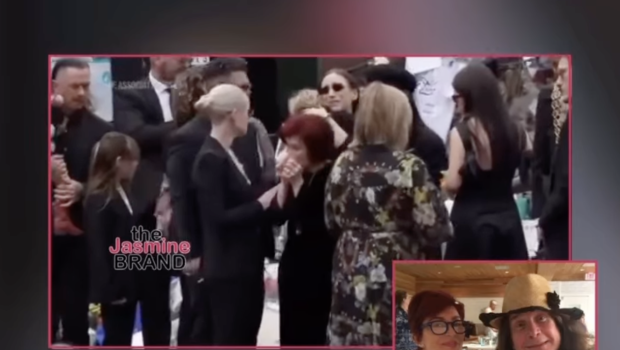 Sharon Osbourne Gets Emotional During Ozzy Osbourne’s Funeral Procession In The U.K. [WATCH]