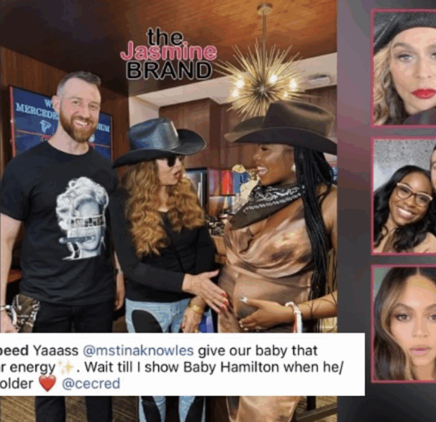 Tina Knowles Passes On ‘Super Star Energy’ To ‘Love Is Blind’ Stars Lauren & Cameron Hamilton’s Unborn Child