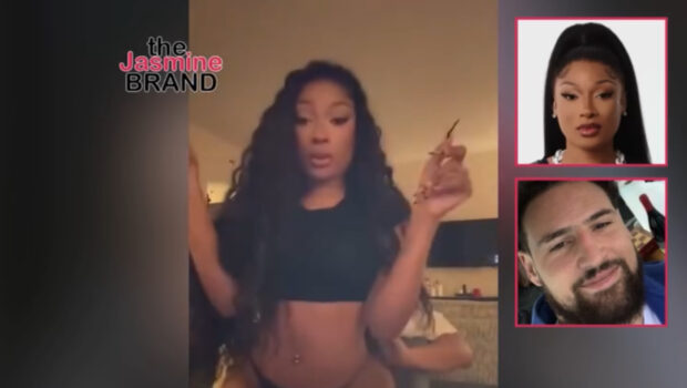 Megan Thee Stallion Posts & Deletes TikTok Seemingly Sitting On Alleged Boo Klay Thompson’s Lap, Social Media Reacts