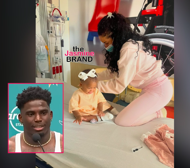 NFL Star Tyreek Hill’s 8-Month-Old Rushed To ER Over Concerning Symptoms, Mom Says She’s ‘Doing Much Better’