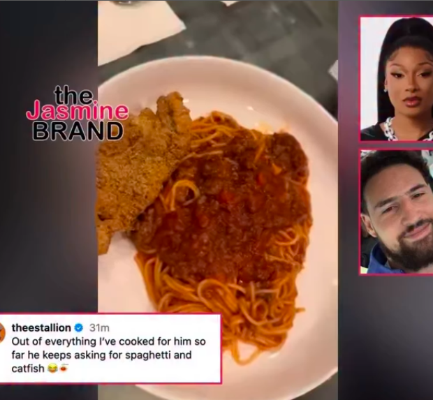 Megan Thee Stallion Cooks Spaghetti & Catfish For NBA Star Boyfriend Klay Thompson: ‘It’s Giving… Greatness’ [VIDEO]