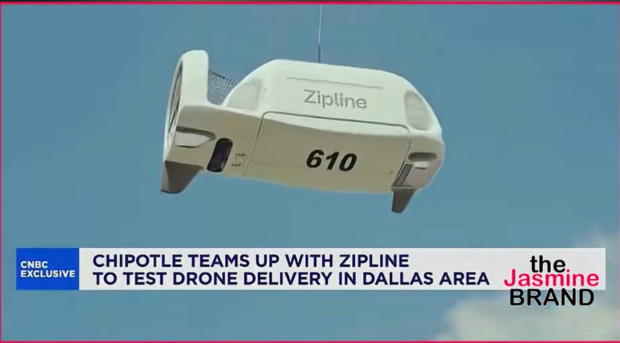 Chipotle Partners w/ Zipline To Test Drone Delivery Service