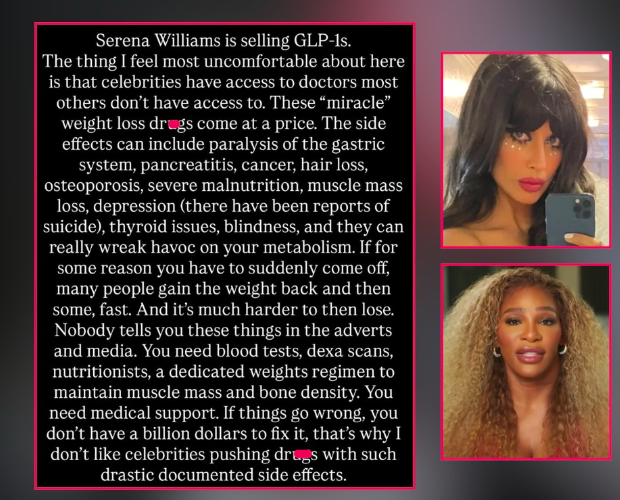 ‘The Good Place’ Star Jameela Jamil Speaks Out On Dangers Of GLP-1 Meds Following Serena Williams’ 31-Pound Weight Loss