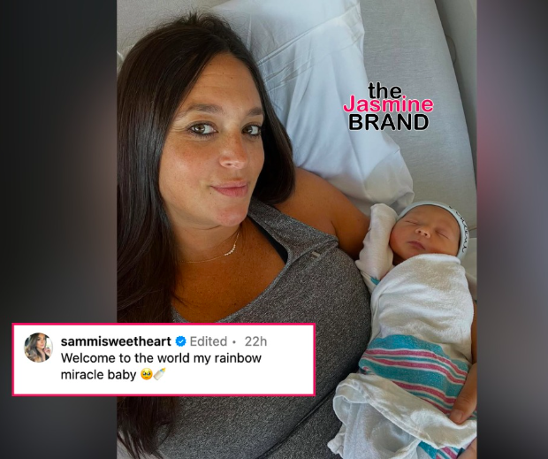 ‘Jersey Shore’ Star Sammi ‘Sweetheart’ Giancola Welcomes 1st Baby: ‘My Rainbow Miracle Baby’
