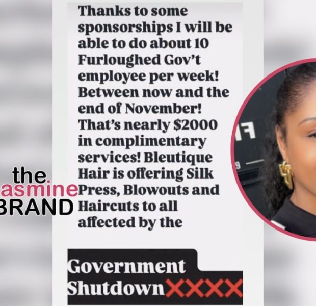 Celebrity Hairstylist Metowi Willingham Offers Free Services To Federal Employees Out of Work Amid Government Shutdown