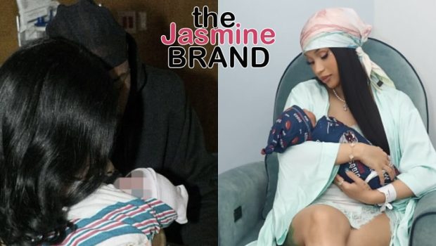 Cardi B Gives Fans First Glimpse Of Her Baby Boy w/ Stefon Diggs