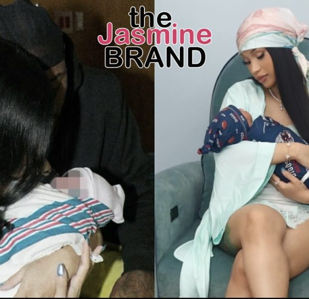 Cardi B Gives Fans First Glimpse Of Her Baby Boy w/ Stefon Diggs