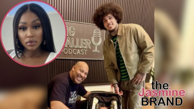 LiAngelo Ball Shares Sweet Moment w/ Dad LaVar & Newborn Daughter After Wife Rashida Nicole Blasts Him For Being Absent During Her Pregnancy & After Birth