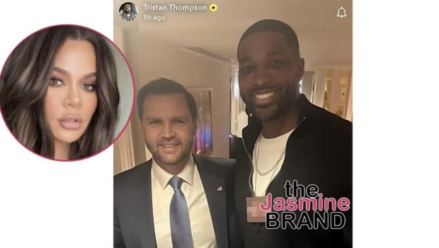 Khloé Kardashian’s Ex-Fiancé Tristan Thompson Celebrates White House Visit w/ Excited Vice President JD Vance Photo