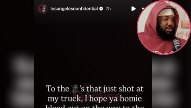 The Game Sends Ruthless Message To Men He Says Shot At His Truck: ‘Hope Ya Homie Bleed Out On The Way To The Hospital’