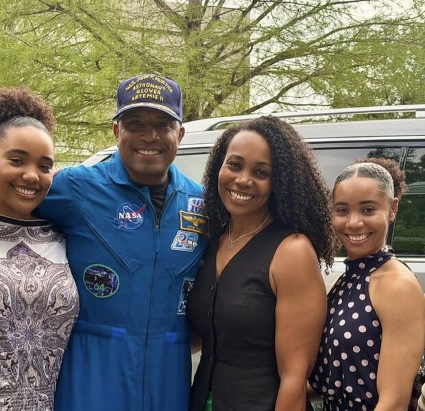 First Black Man To Orbit The Moon, Astronaut Victor Glover, Reunites With Wife & 4 Daughters After Historic Artemis II Mission