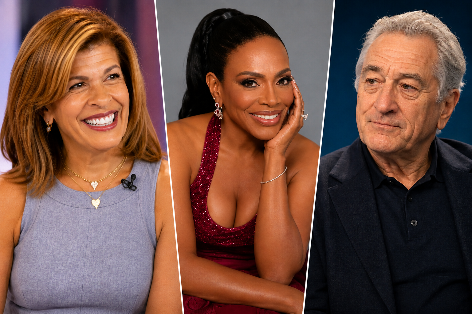 Hoda Kotb, Sheryl Lee Ralph, Robert De Niro