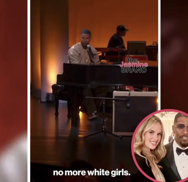 Jamie Foxx’s Joke About Swearing Off White Women Resurfaces Amid News He’s Expecting A Baby With Girlfriend Alyce Huckstepp