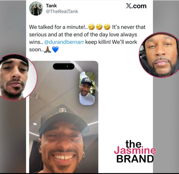 Tank & Durand Bernarr Take Their ‘Beef To FaceTime & End It w/ Laughs: ‘It’s Never That Serious’
