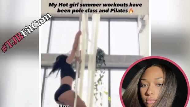 Megan Thee Stallion Says She’s Been Putting In Work With Pilates & Pole Dancing Lessons