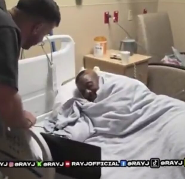 Ray J Goes Live From Hospital After Getting Knocked Out By Supa Hot Fire, Calls Out Adin Ross For Not Checking On Him