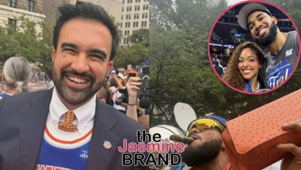 Jordyn Woods ‘Lucky Bag’ Makes It To Knicks Championship Parade