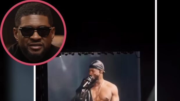 Welp! Usher Drops Disclaimer Before Bringing Fan Up On Stage