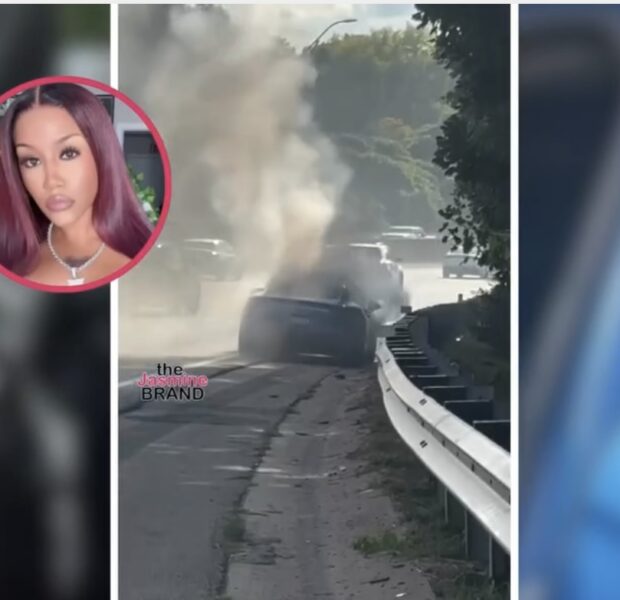 Prayers Up! Reality Star & Singer Jhonni Blaze Says Someone Tampered With Her Car Before It Went Up In Flames On The Side Of The Road