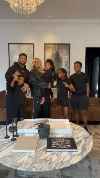 Ciara, Russell Wilson & kids 