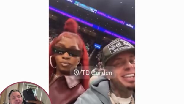 Remy Ma & Rapper Millyz Pop Out Together Courtside At Boston Celtics Game Weeks After Sparking Dating Rumors