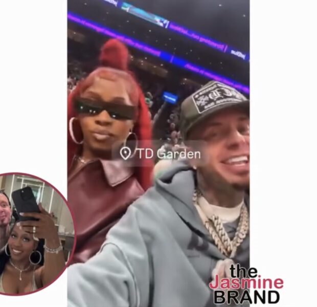 Remy Ma & Rapper Millyz Pop Out Together Courtside At Boston Celtics Game Weeks After Sparking Dating Rumors