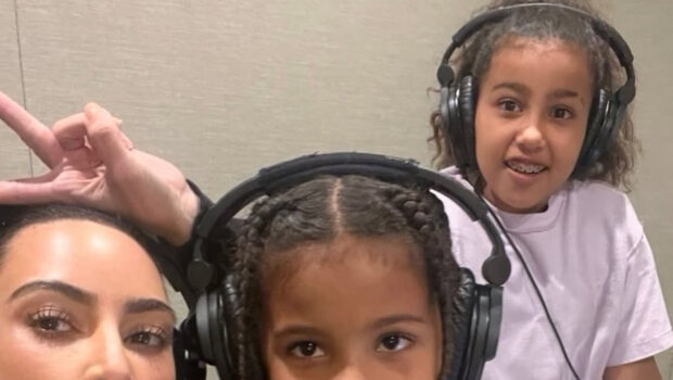 Kim Kardashian Reveals She Has 5 Nannies For Her 4 Children w/ Kanye West, Says She Still Handles School Drop-Offs & Family Dinners