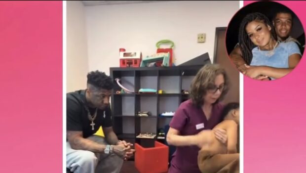 Blueface Bonds With Chrisean Jr. During Physical Therapy After Rekindling Romance With Chrisean Rock