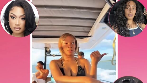 Megan Thee Stallion Enjoys Some Downtime With Solange & Celebrity Hairstylist Kellon Deryck