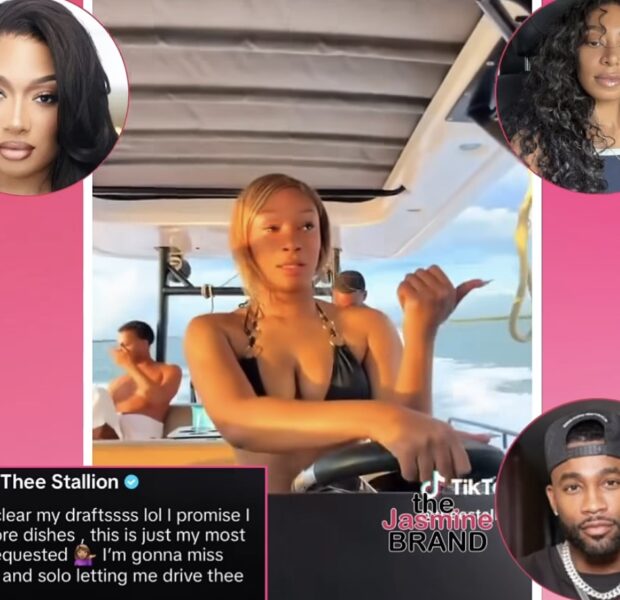 Megan Thee Stallion Enjoys Some Downtime With Solange & Celebrity Hairstylist Kellon Deryck