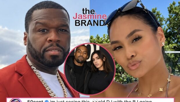 50 Cent Reacts To Ex Daphne Joy Seemingly Confirming Threesome With Kanye West & Bianca Censori: ‘How Does Your 14-Year-Old Son Feel?’