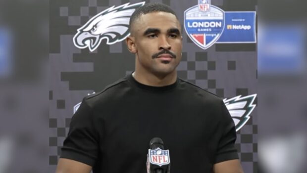Prayers Up! Philadelphia Eagles QB Jalen Hurts To Sit Out Sunday’s Game Due To Blood Clot In Leg